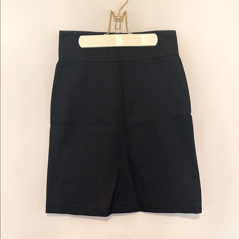 Yves Saint Laurent Classic Black Women's Cotton Skirt Made In Italy